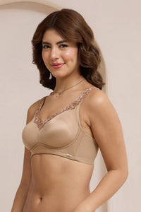 Radiant Curves Non-Padded Non-Wired Bra - Praline thumbnail 3