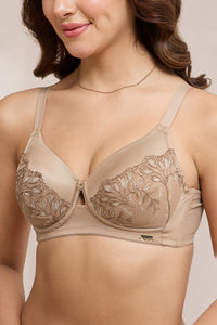 Radiant Lace Padded Non-Wired Bra - Praline thumbnail 4