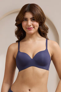 Bared Breezy Padded Non-Wired Bra - Eclipse - color option