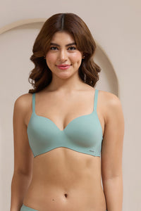Bared Breezy Padded Non-Wired Bra - Jade thumbnail 1