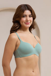 Bared Breezy Padded Non-Wired Bra - Jade thumbnail 3