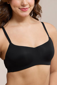 Bared Scoop Lift Padded Non-Wired Bra - Black thumbnail 4