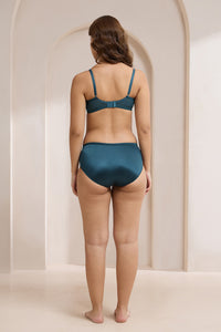 Glimmer Lace Padded Wired Bra - Reflecting Pond thumbnail 6