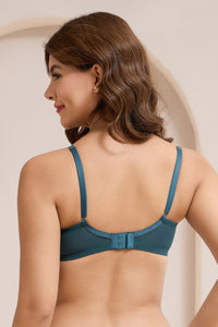 Glimmer Lace Padded Wired Bra - Reflecting Pond thumbnail 2