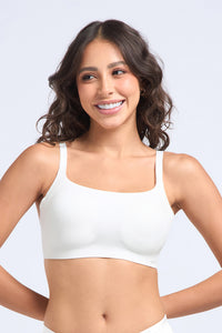 Invisi Chic Cotton Bra - White thumbnail 1