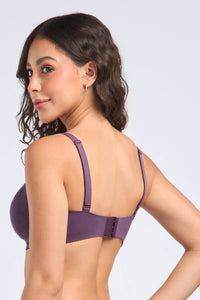 Invisi Chic Cotton Bra - Grape Jam thumbnail 3