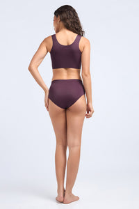 SKINS SCOOP NECK - PRUNE PURPLE thumbnail 7