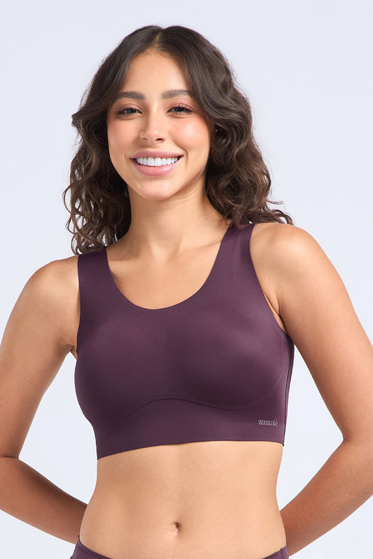 SKINS SCOOP NECK - PRUNE PURPLE