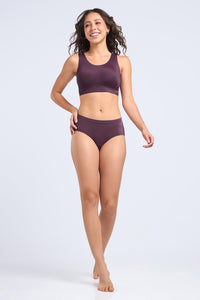 SKINS SCOOP NECK - PRUNE PURPLE thumbnail 5