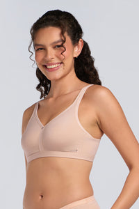 COTTON CHIC SUPPORT BRA - Cameo Rose thumbnail 3