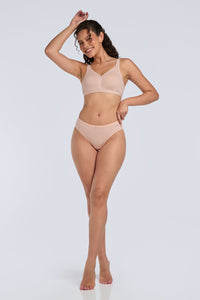 COTTON CHIC SUPPORT BRA - Cameo Rose thumbnail 5