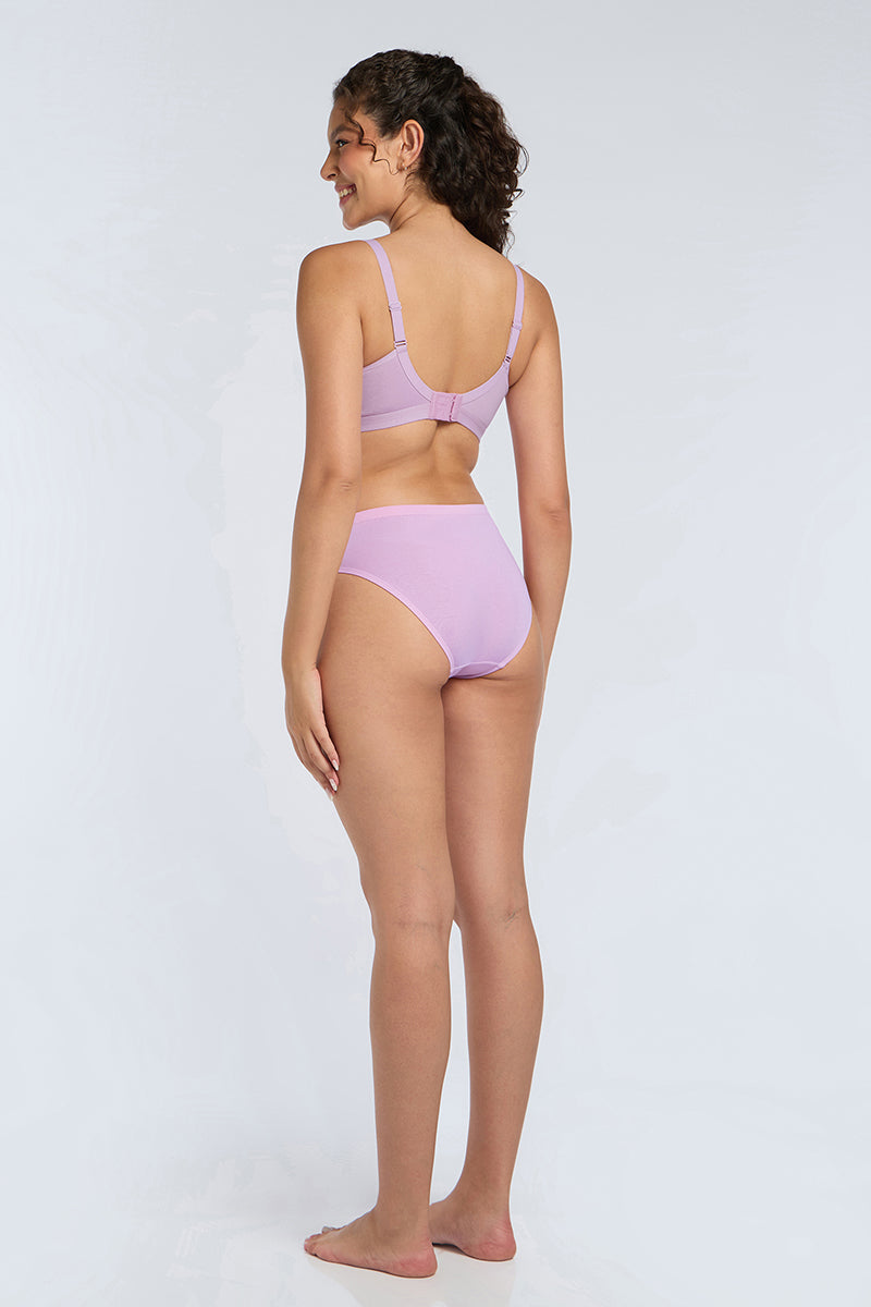 COTTON CHIC SUPPORT BRA - Orchid Bouquet - Image 6 of 6