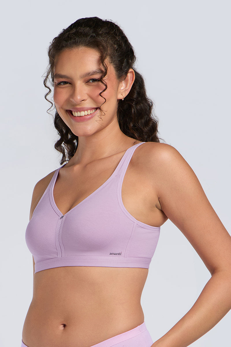 COTTON CHIC SUPPORT BRA - Orchid Bouquet