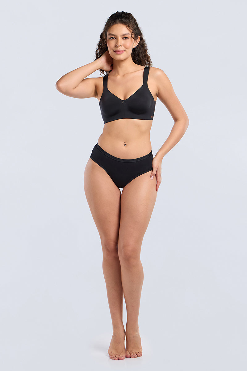 SOPHISTIQUE MINIMIZER BRA - BLACK - Image 4 of 7