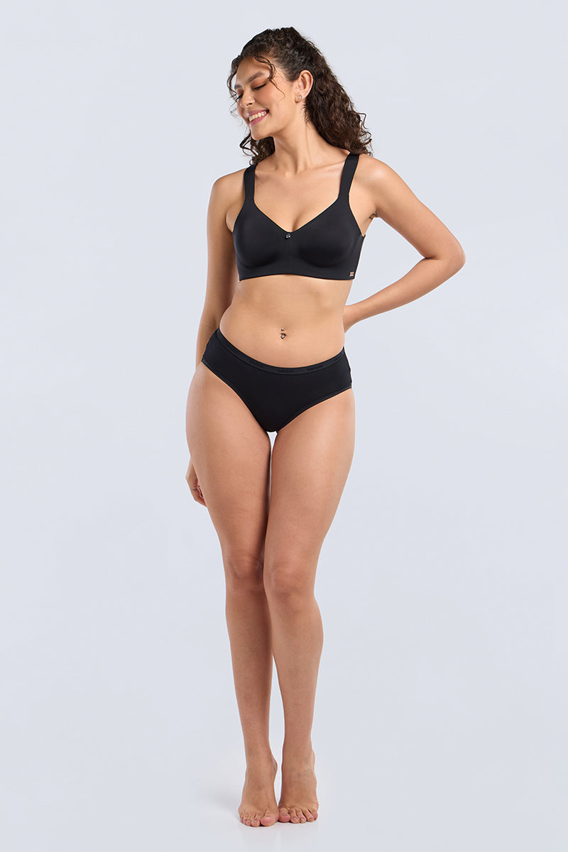 SOPHISTIQUE MINIMIZER BRA - BLACK - Image 5 of 7