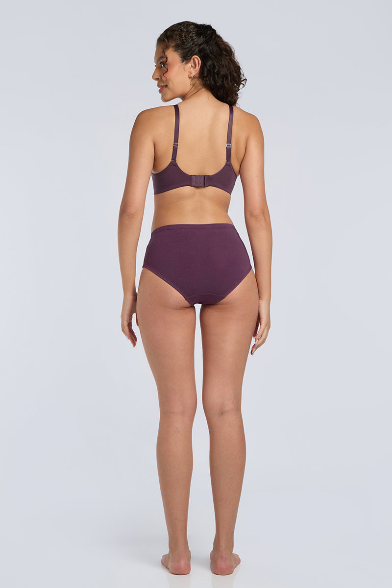 EFFORTLESS SUPPORT BRA - PRUNE PURPLE