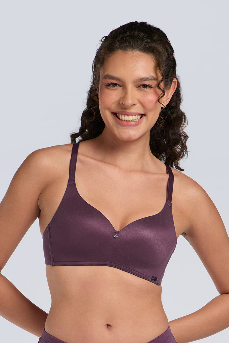 EFFORTLESS SUPPORT BRA - PRUNE PURPLE