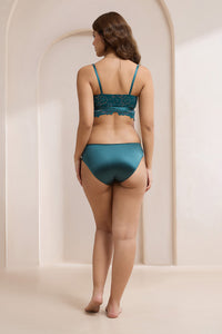 Femme Lace Bikini Panty - Green Heron thumbnail 6