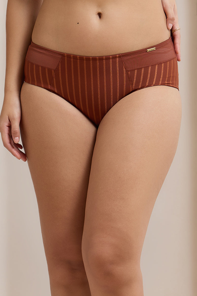 Contour Comfort Support Panty - CHERRY MAHOGANY - Image 1 of 5