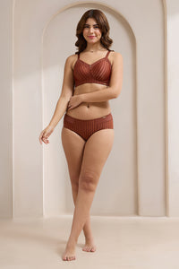 Contour Comfort Support Panty - CHERRY MAHOGANY thumbnail 5