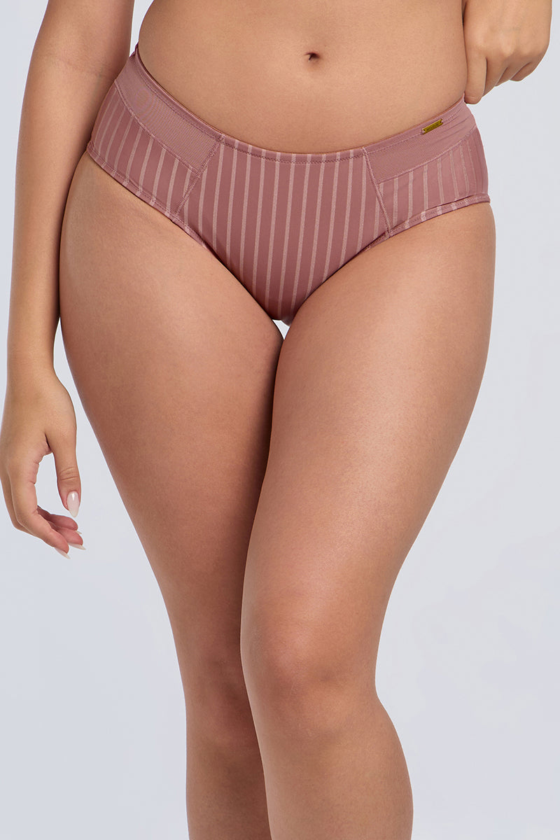 CONTOURED COMFORT SUPPORT PANTY - OLD ROSE - Image 2 of 6