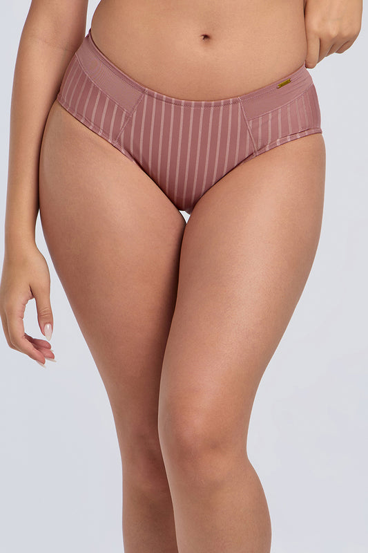 CONTOURED COMFORT SUPPORT PANTY - OLD ROSE