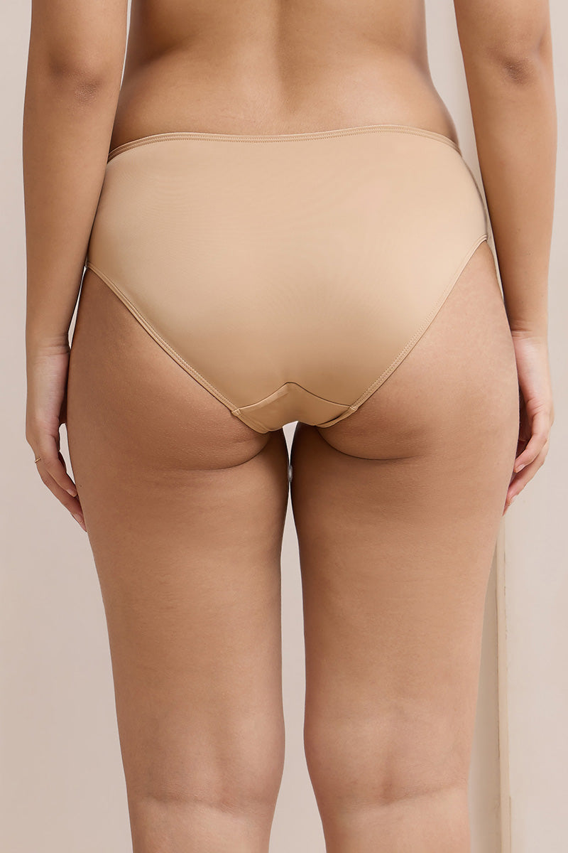 Casual Chic Low Rise Bikini - Sandalwood & Cappuchino - Image 3 of 5