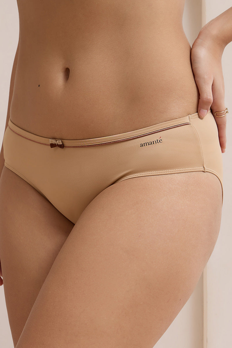 Casual Chic Low Rise Bikini - Sandalwood & Cappuchino - Image 4 of 5