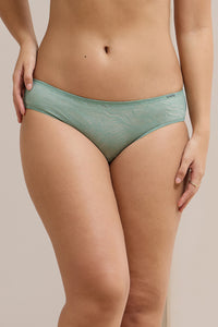 Floral Enchante Bikini Panty - Iceberg Green - color option