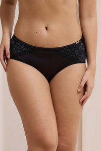 Glimmer Lace Hipster Panty - Black - color option