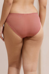 Glimmer Mesh Bikini Panty - Canyon Rose thumbnail 3