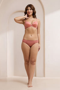Glimmer Mesh Bikini Panty - Canyon Rose thumbnail 5