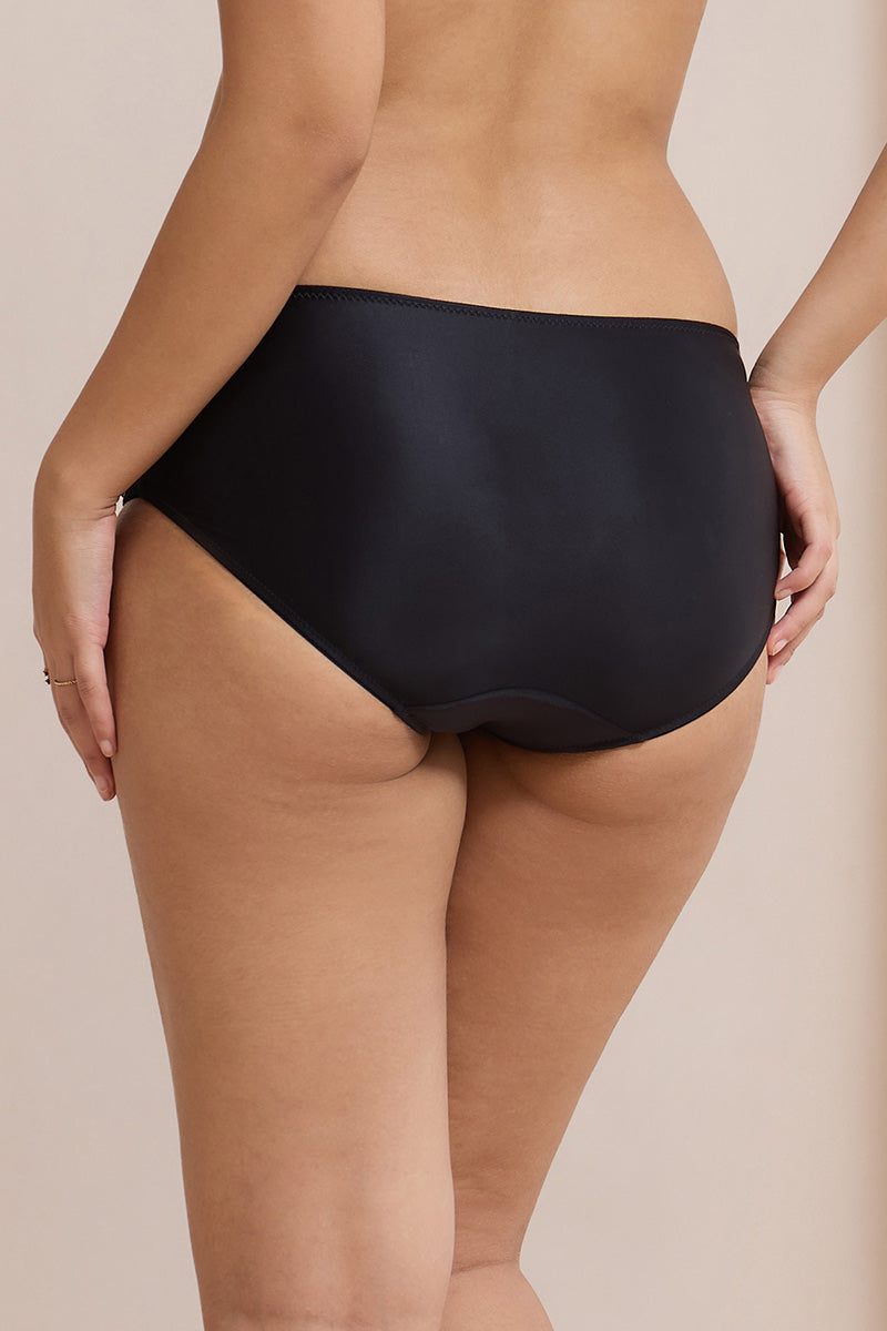 Radiant Hipster Panty - Black