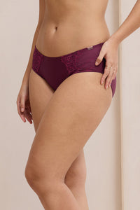 Radiant Hipster Panty - Burgandy thumbnail 2
