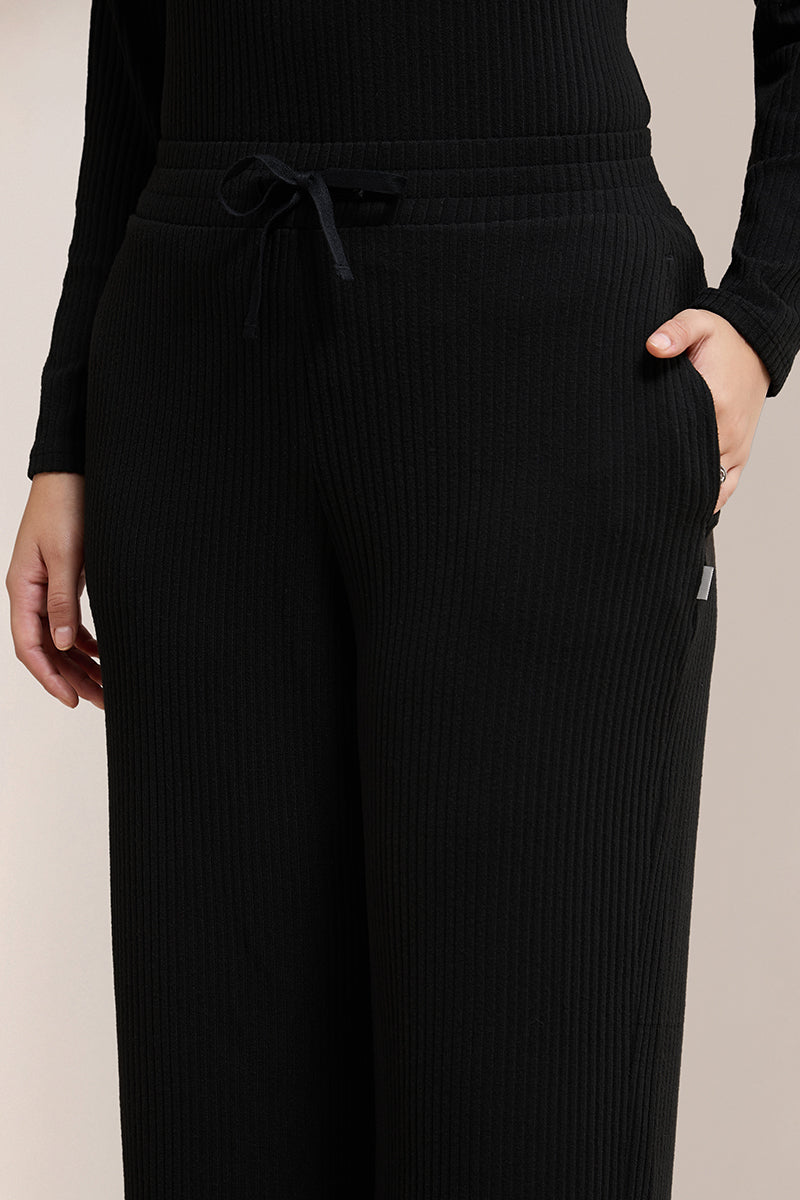 Blissful Rib Lounge Bottom - Storm Black - Image 4 of 5