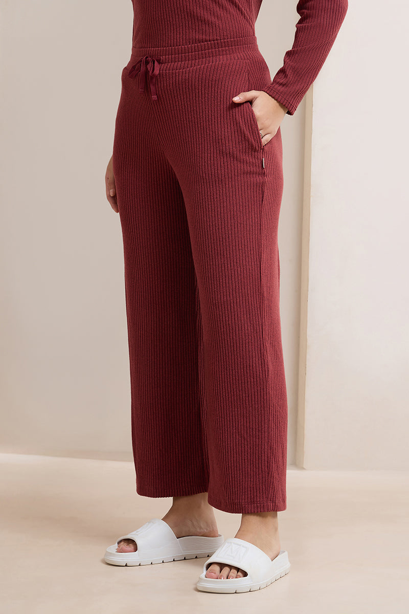 Blissful Rib Lounge Bottom - Earthy Brown - Image 3 of 5