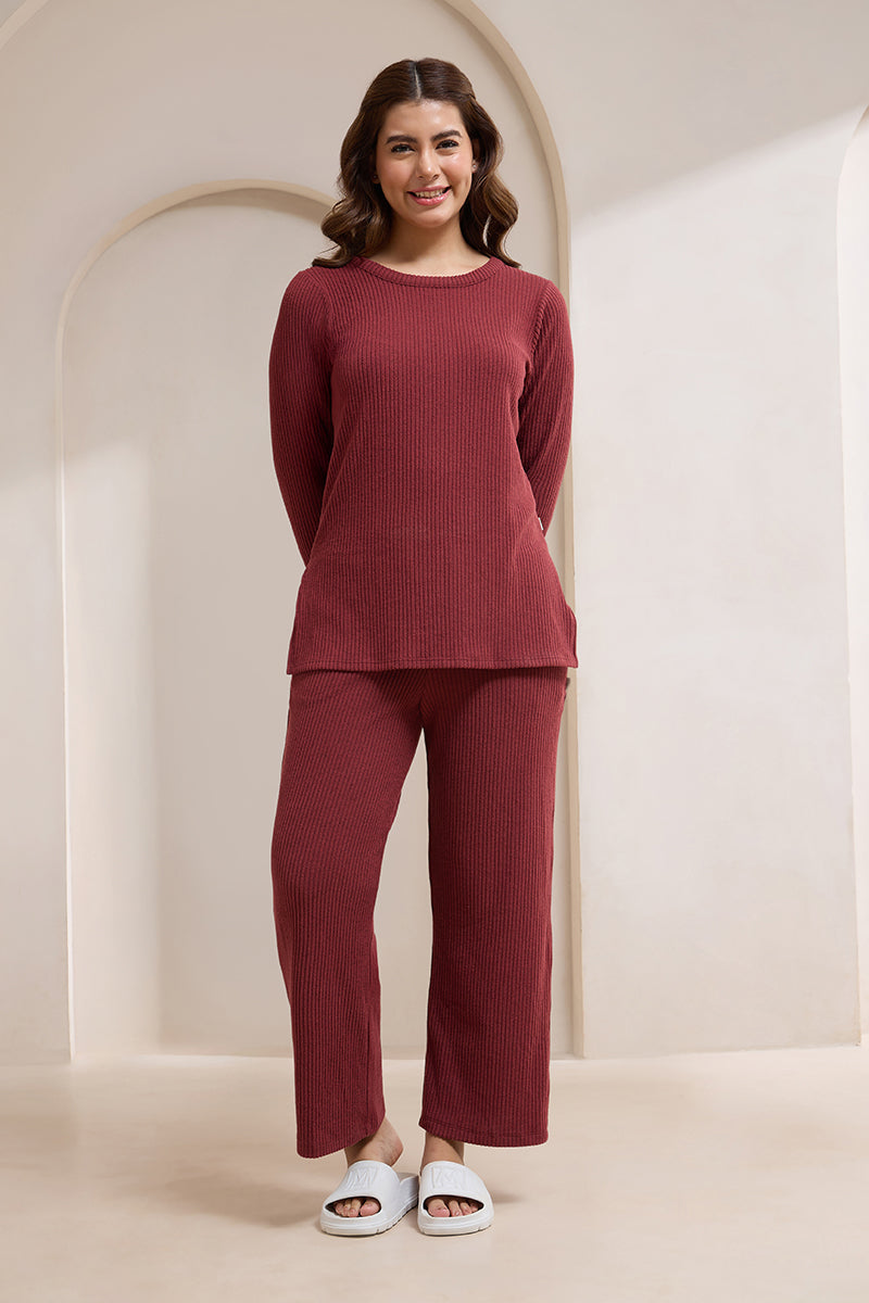 Blissful Rib Lounge Bottom - Earthy Brown - Image 5 of 5