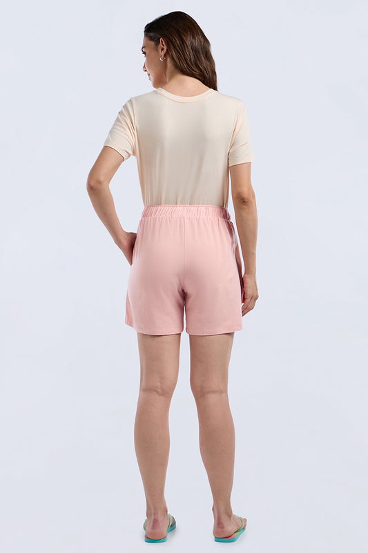 Sleep Shorts - Silver Pink