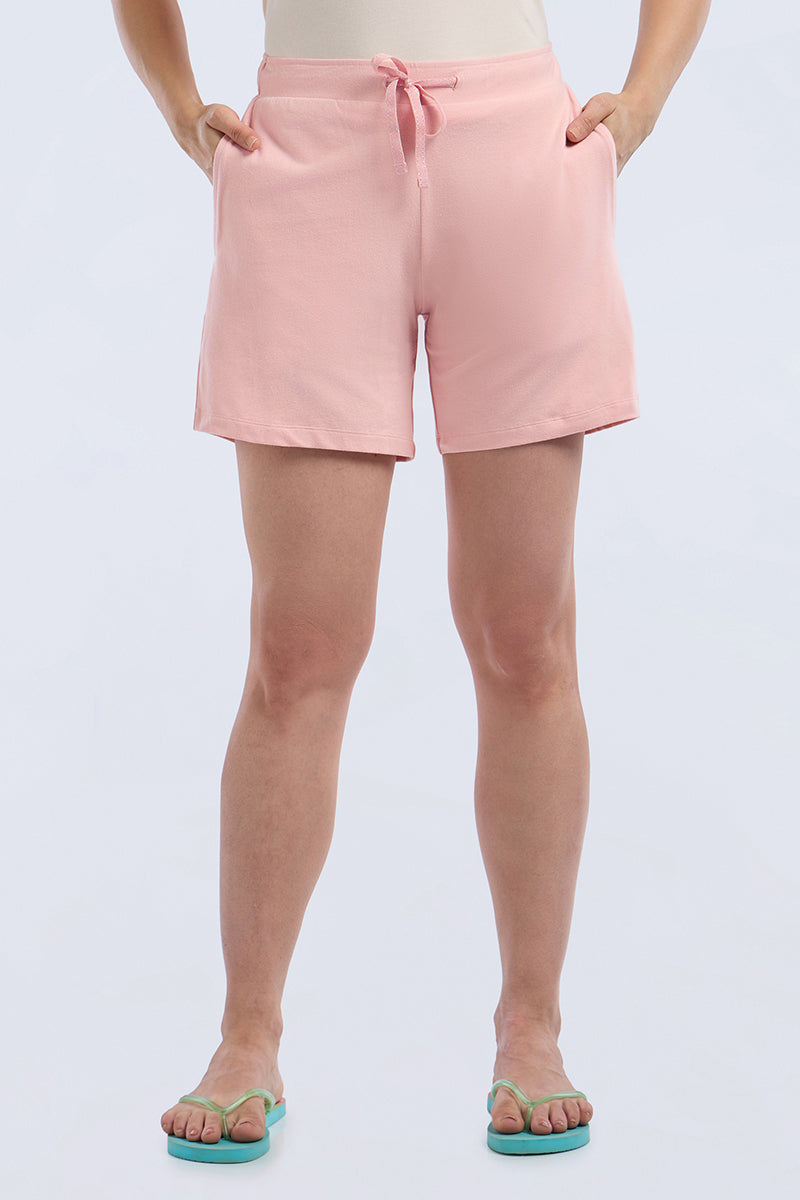 Sleep Shorts - Silver Pink