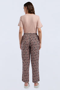 Full Length PJ Bottom - Peach Floral Print thumbnail 4