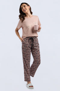 Full Length PJ Bottom - Peach Floral Print thumbnail 6