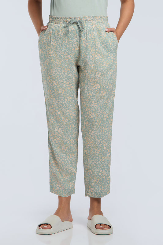Full Length PJ Bottom - Edenmist Print