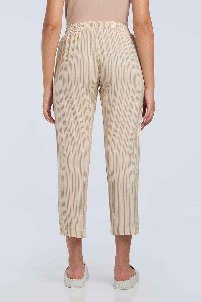 Full Length PJ Bottom - Mushroom Stripes - Image 5 of 6