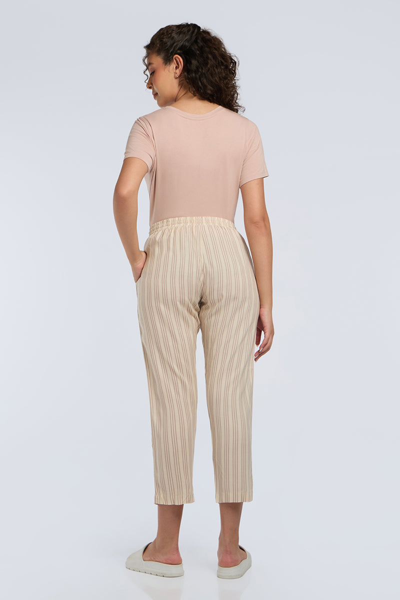 Full Length PJ Bottom - Mushroom Stripes - Image 6 of 6