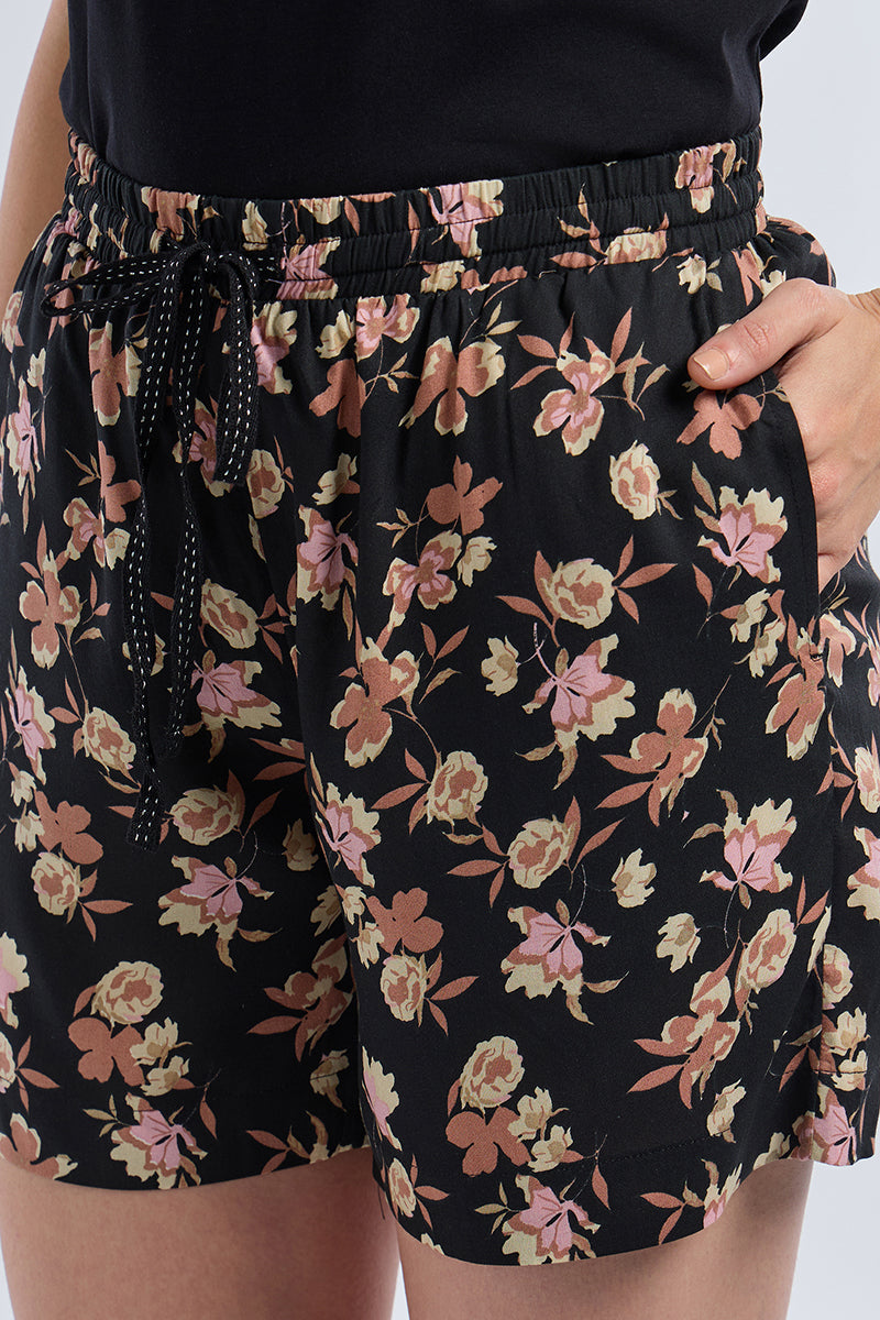 Sleep Shorts - Flora Seranade Print