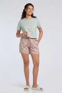 Sleep Shorts - Botanic Bliss Print thumbnail 2