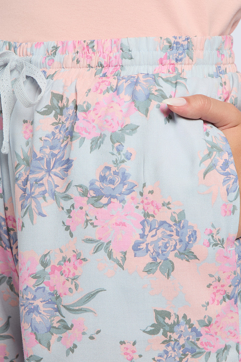 Sleep Shorts - Rose Reverie Print