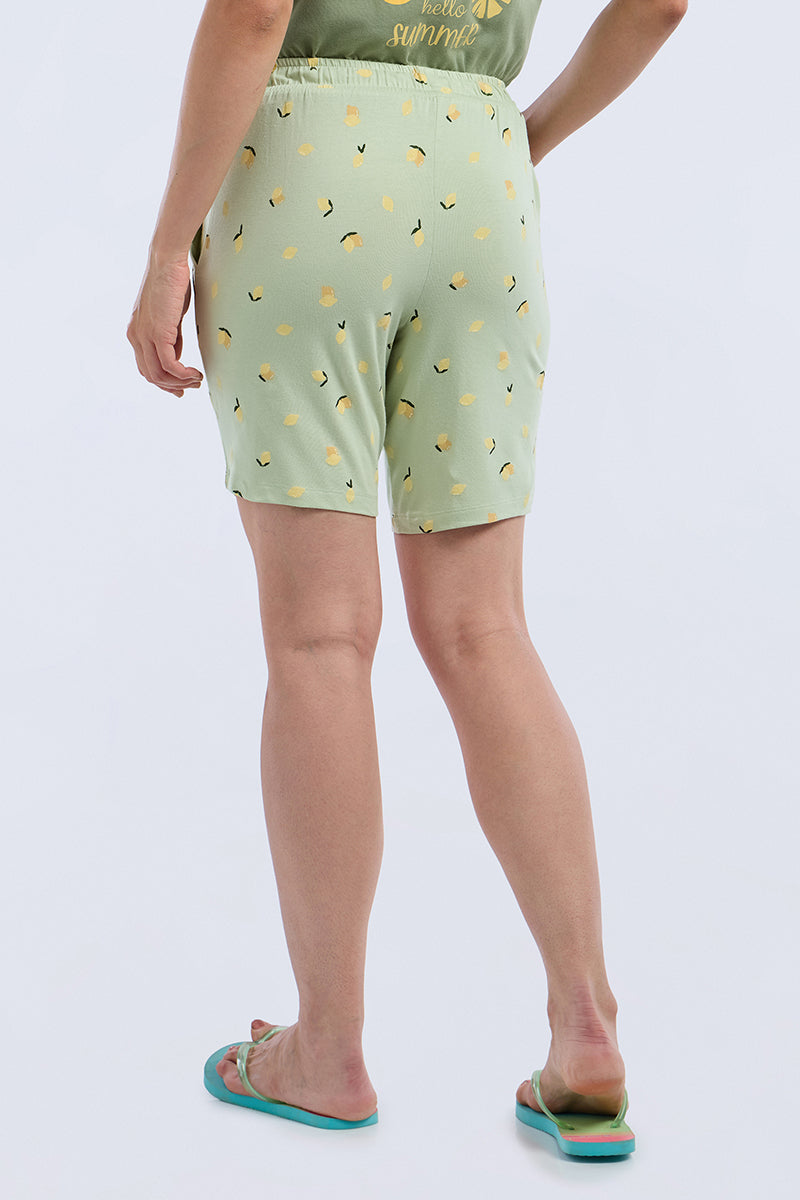 Sleep Shorts - Citrus Splash Print - Image 2 of 5