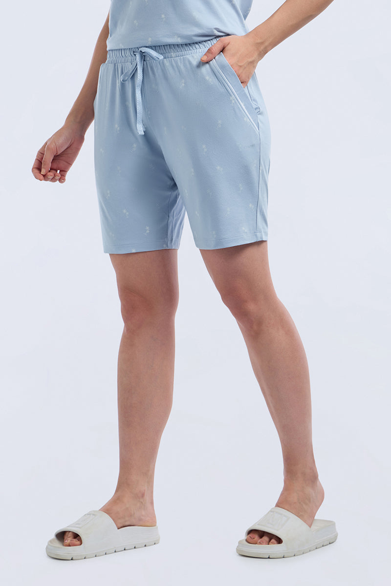 Sleep Shorts - Ocean Botanica Print - Image 6 of 6