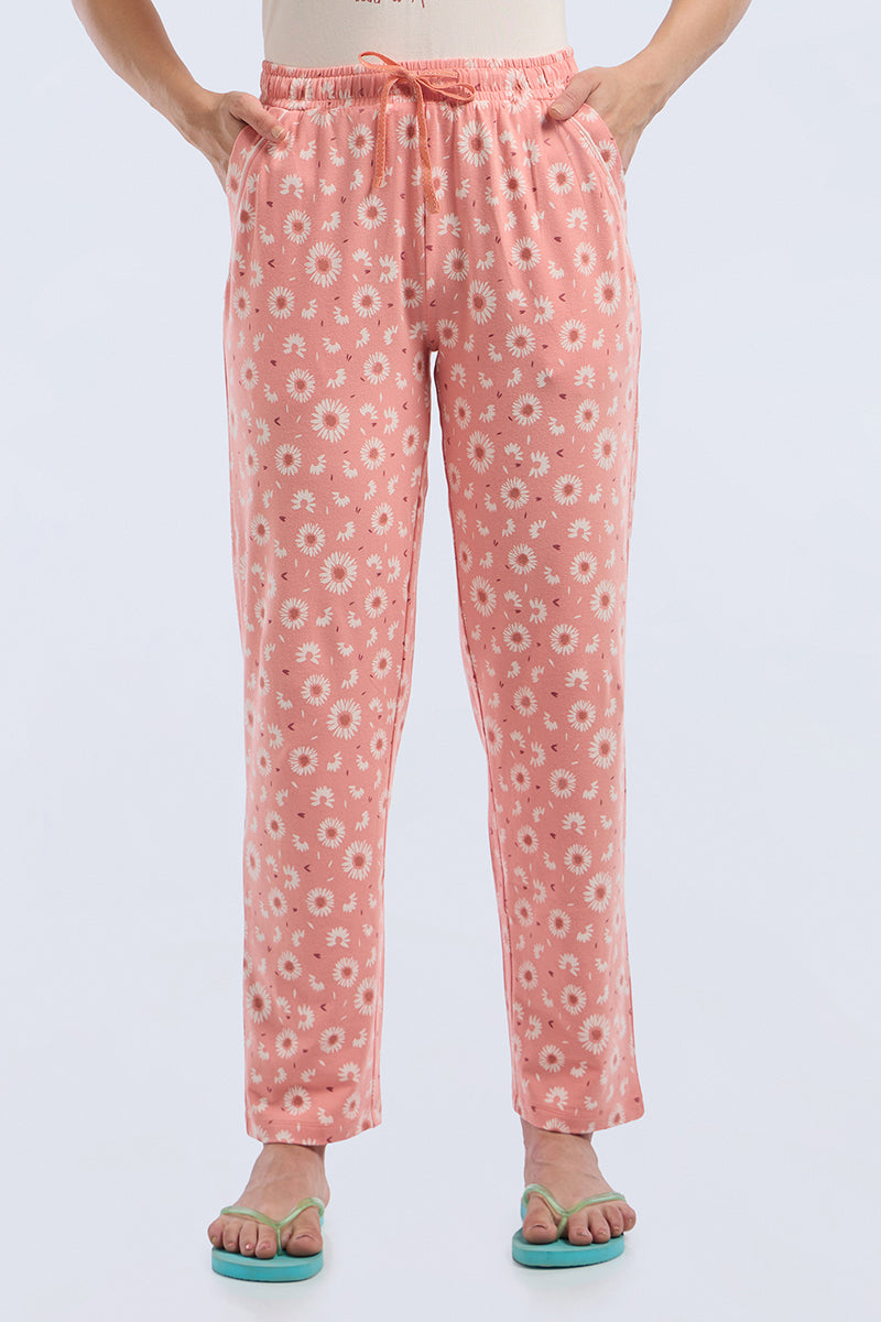 Sleep PJ Bottoms  - Daisy Path Print - Image 3 of 6